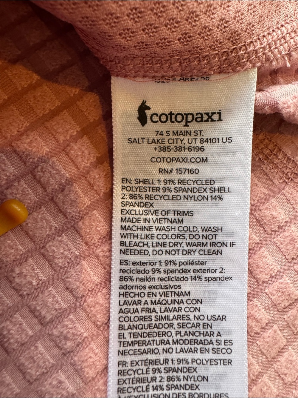 Cotopaxi Yermo Hooded Jacket, Size Medium, Rose - Picture 10 of 13